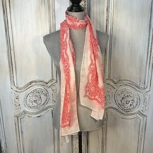 Lovely Lightweight Muslin Patterned Rectangle Versatile Scarf